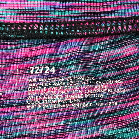 Lane Bryant LIVI Active Lattice Crop Leggings Women's Plus Size 22/24 Athletic - Picture 10 of 10